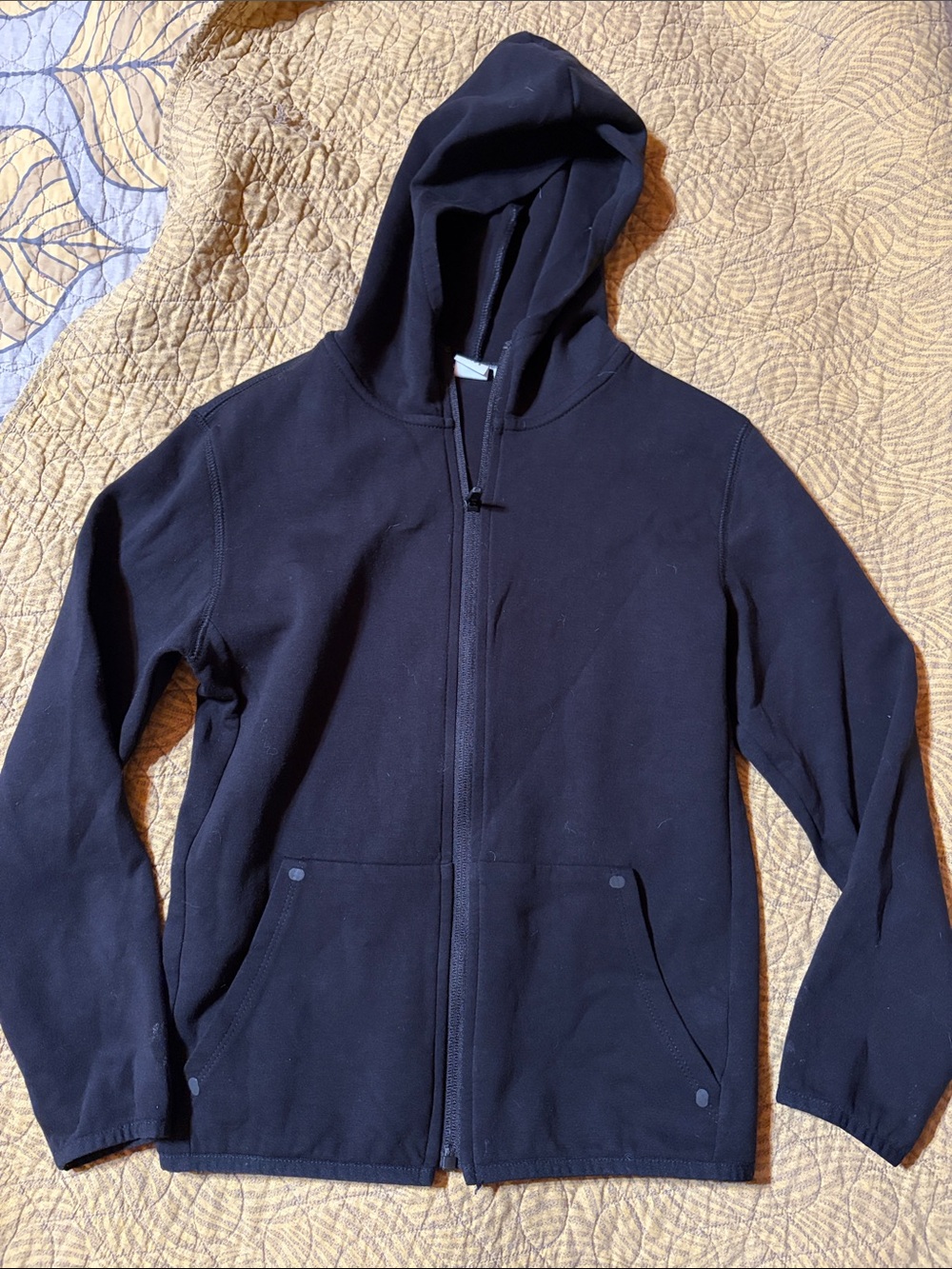 Boy’s GAP Black Full-Zip Hooded Sweatshirt